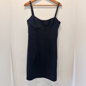 Stephen Digeronimo Women's Black Corset Back Zip Sleeveless Mini Dress Size 8